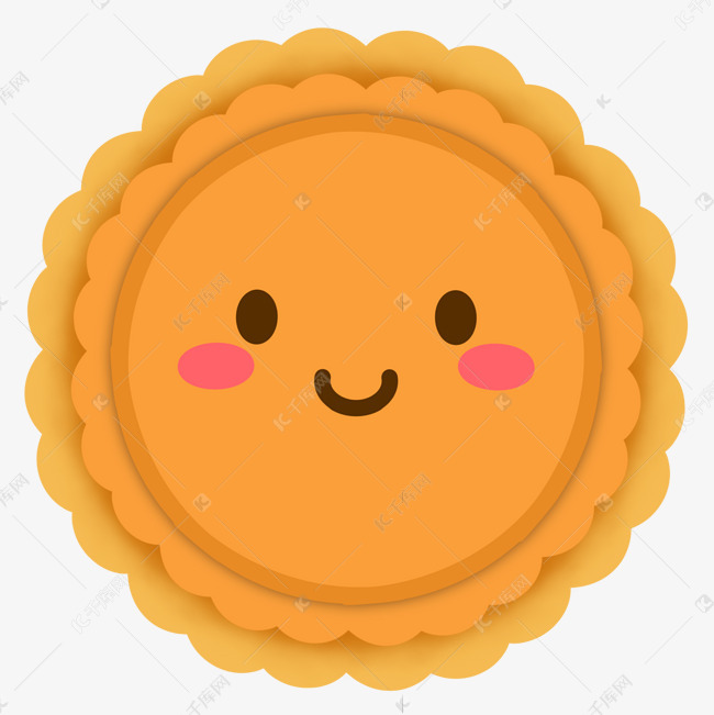 中秋节可爱卡通月饼