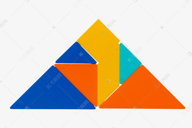 三角形彩色拼图