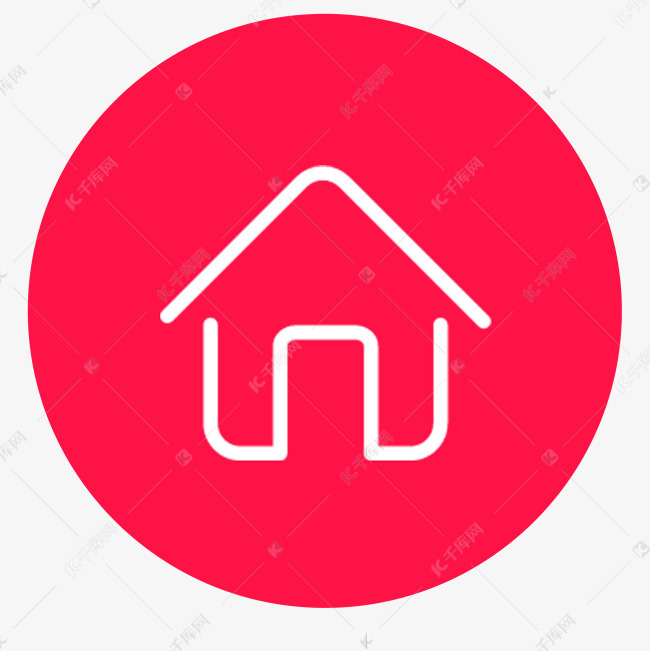 线条房屋图标免抠图