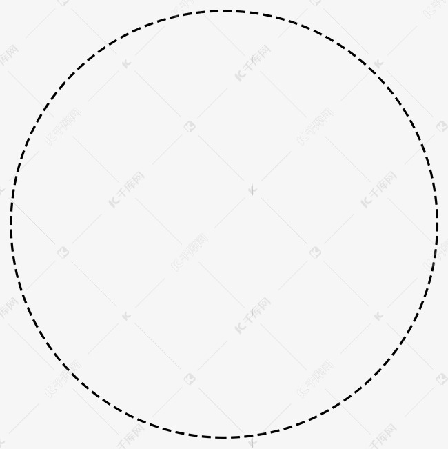 虚线圆圈