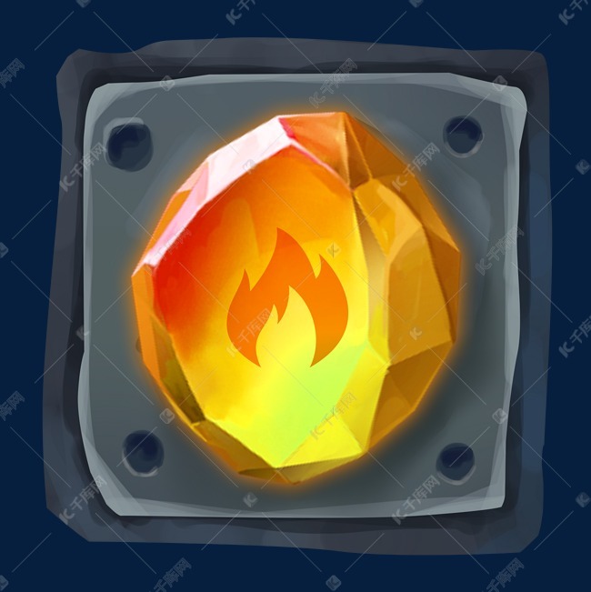 原画游戏火魔法宝石