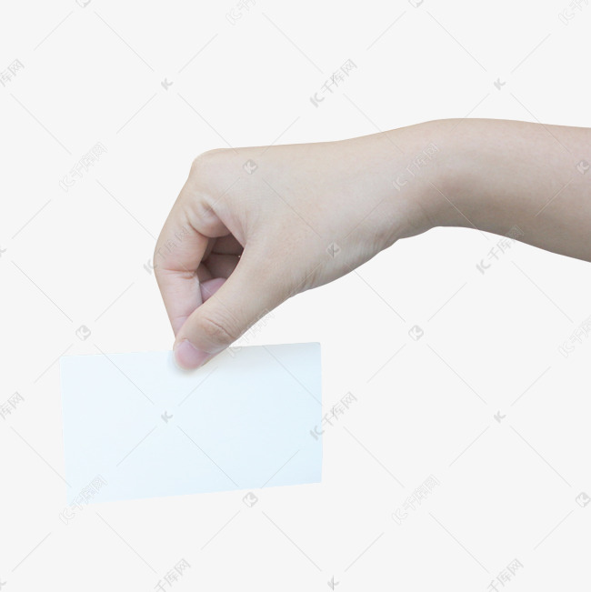 拿起名片手势素材图片免费下载-千库网