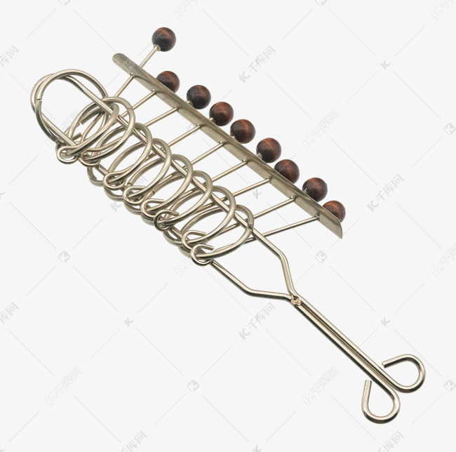 银色九连环饰品