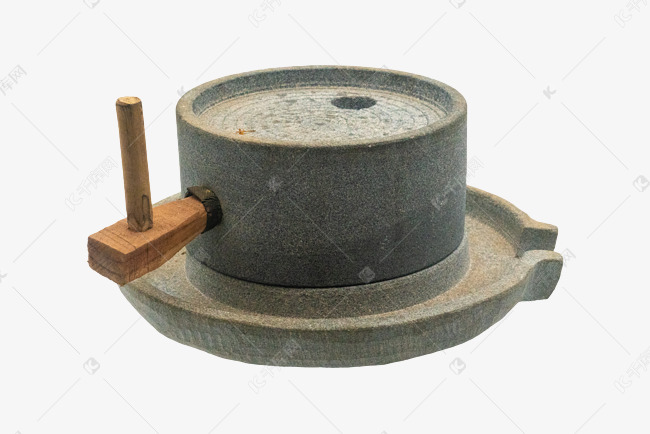 古代磨面磨盘