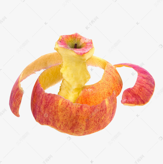 苹果皮果核