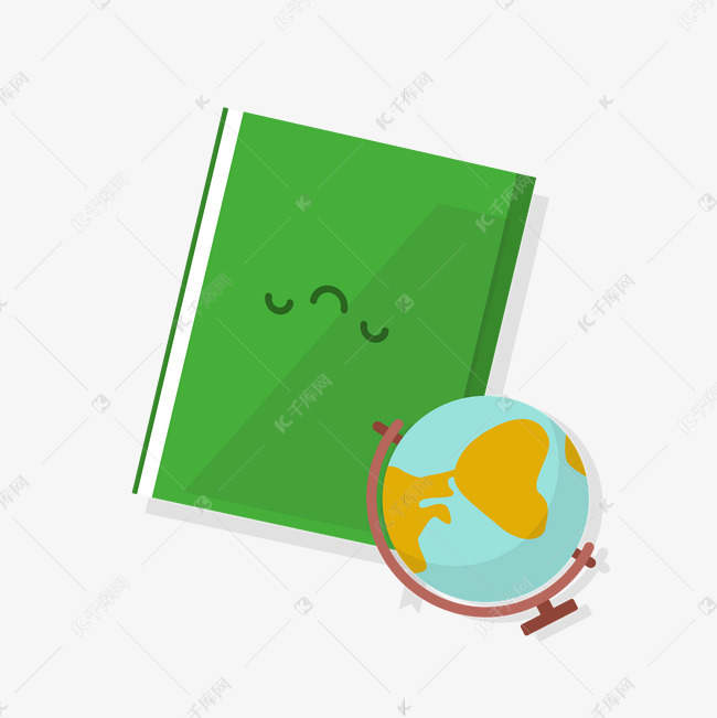 地理学习卡通图案