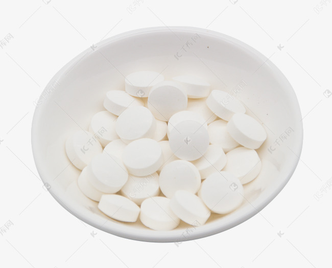 白色圆形药丸