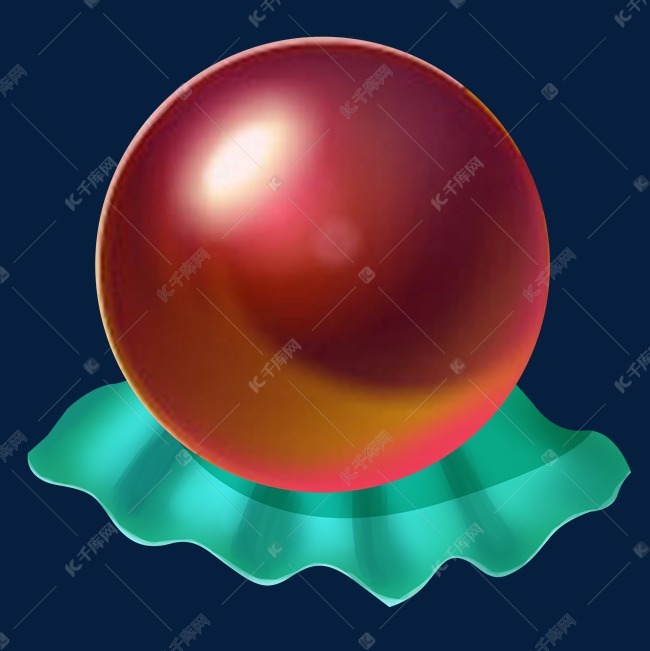 原画游戏q版红色丹药