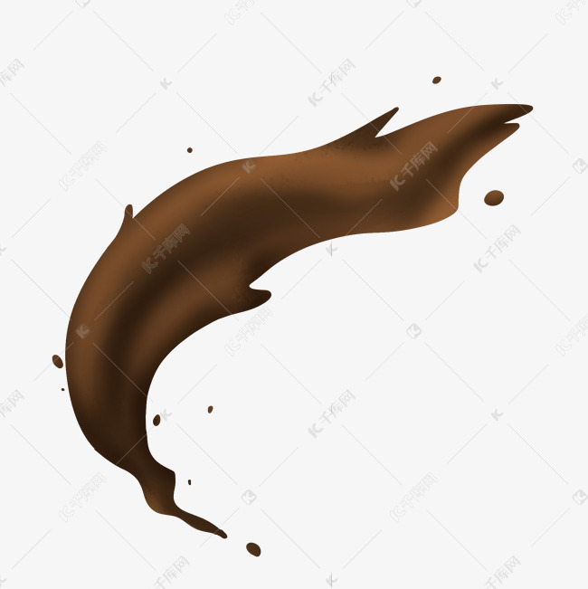 咖啡色液体效果