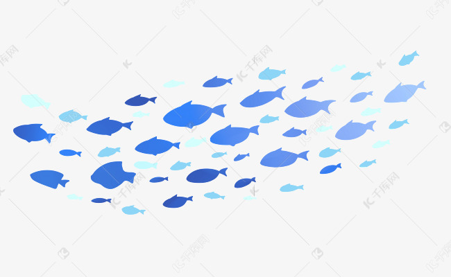 蓝色海洋鱼群