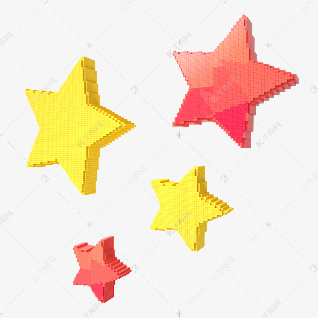 像素风五角星