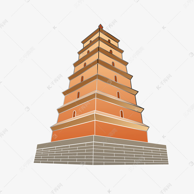 西安印象大雁塔景区装饰