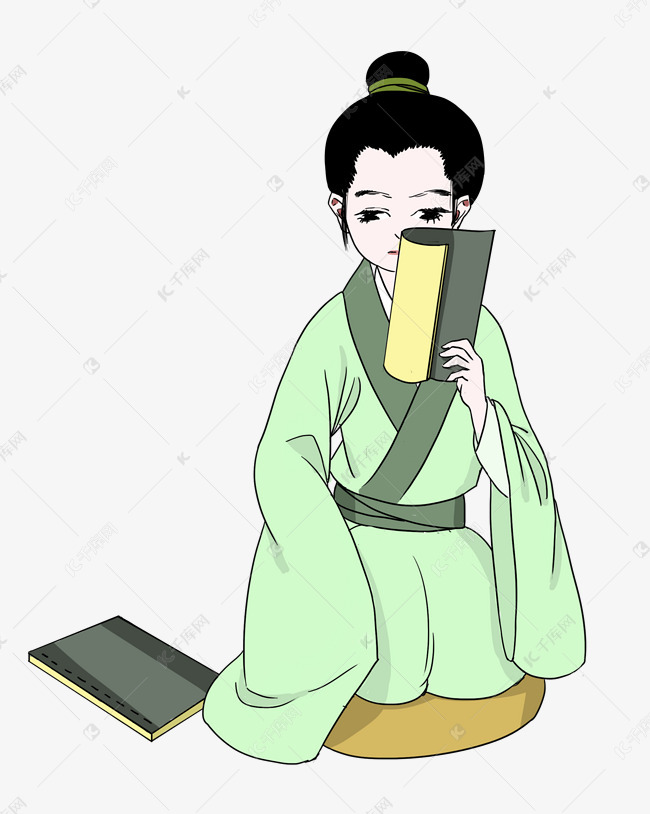 看书古代人物