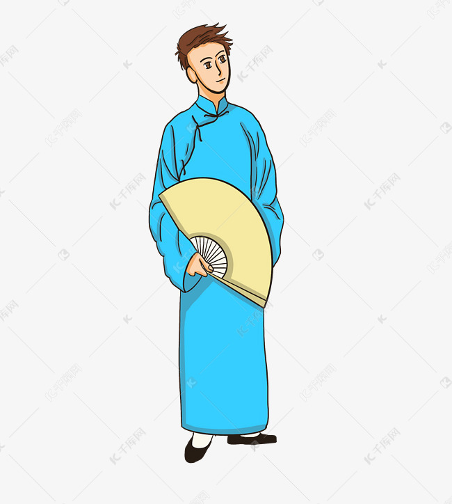 蓝衣相声曲艺人物