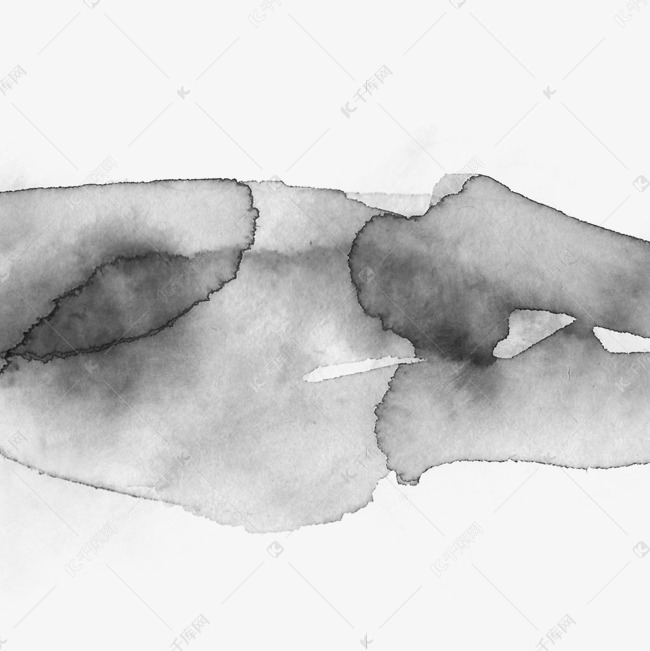 中国风水墨晕染