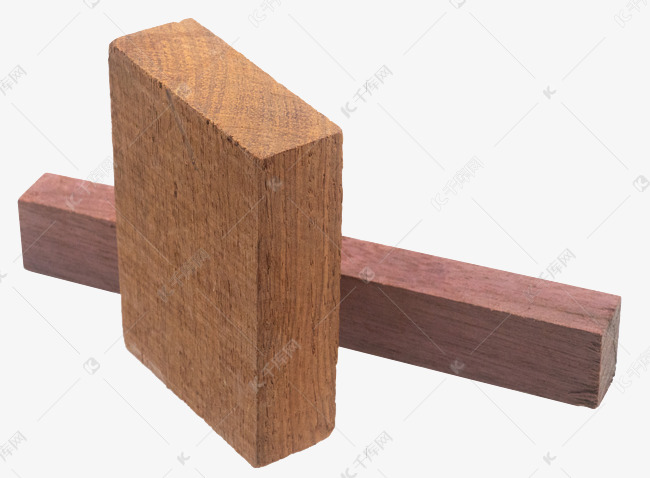 两块木质木头