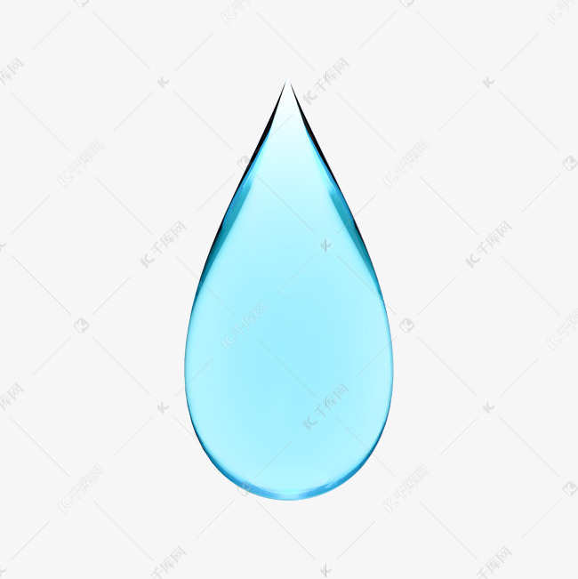蓝色透明血泪素材图片免费下载-千库网