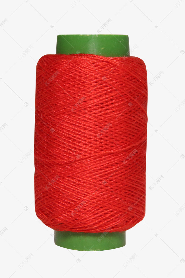 红色缝补缝纫线