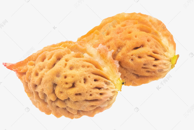 两个桃子核垃圾