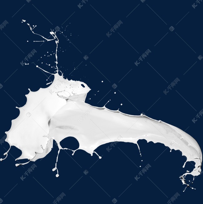 乳白色牛奶飞溅素材图片免费下载-千库网