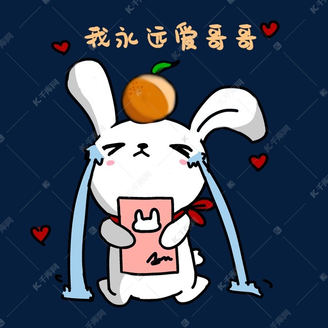 兔子爱哥哥表情包
