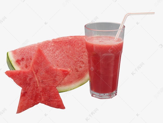 新鲜鲜榨西瓜汁素材图片免费下载-千库网