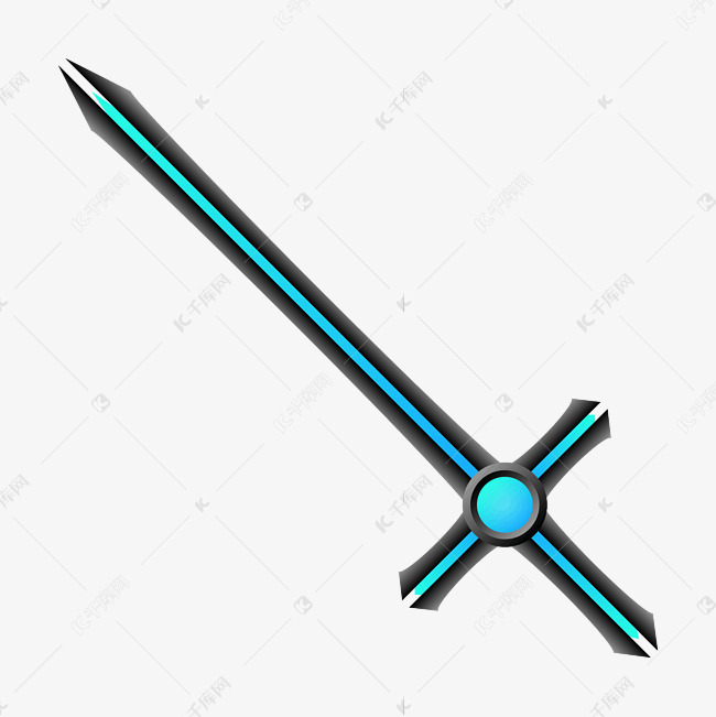 一把十字剑兵器