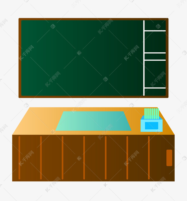 学校教室讲桌素材图片免费下载-千库网