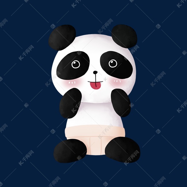 可爱小熊猫素材图片免费下载-千库网