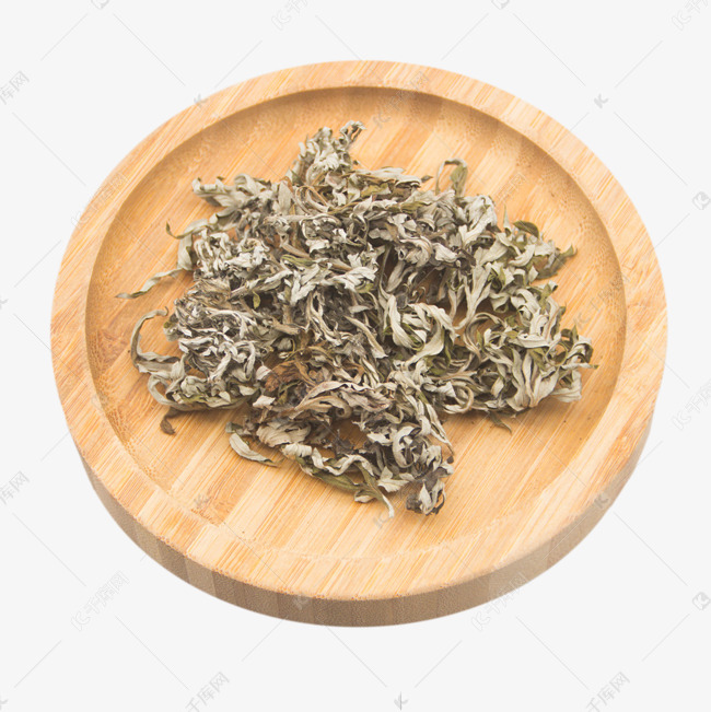 圆形木盘艾草
