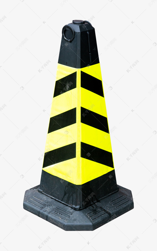一个黄色路障素材图片免费下载-千库网