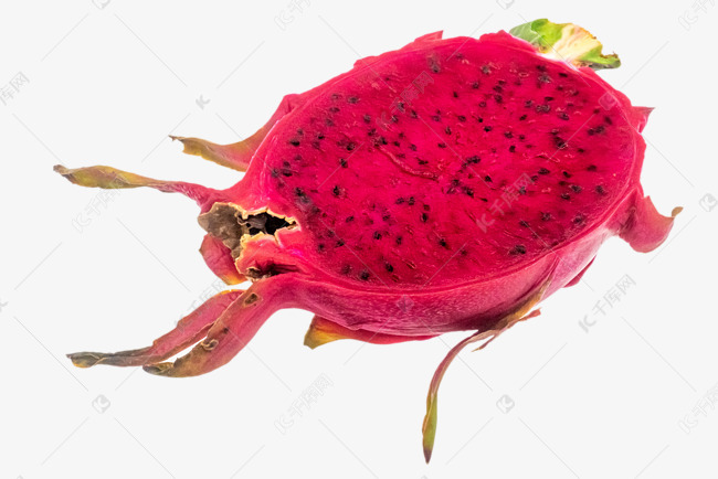 半个红心火龙果