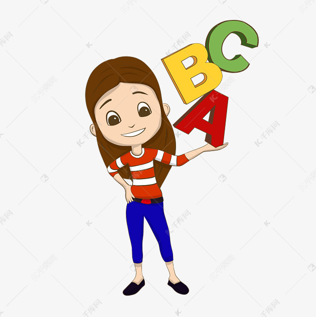 英语学习小女生