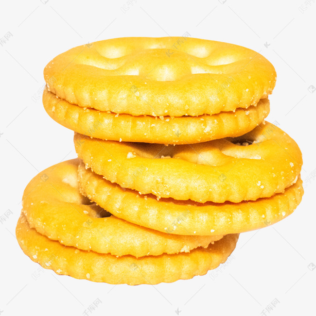 黄色圆形饼干