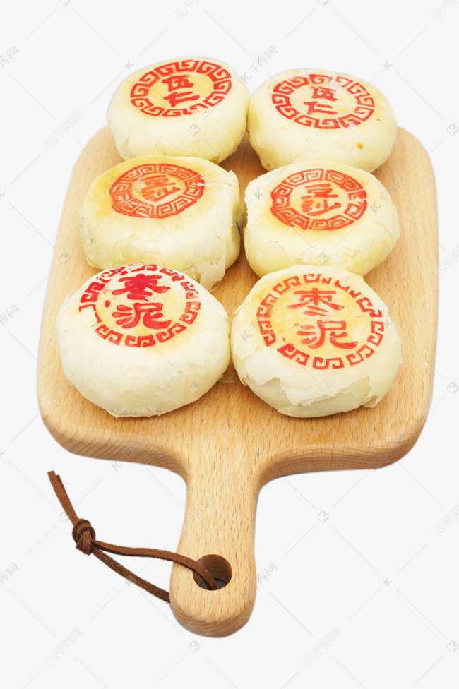 中秋节圆形月饼