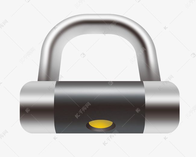 金色安全锁子