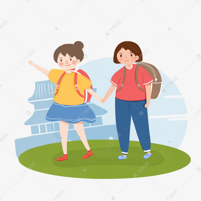 出行旅游卡通元素素材图片免费下载-千库网