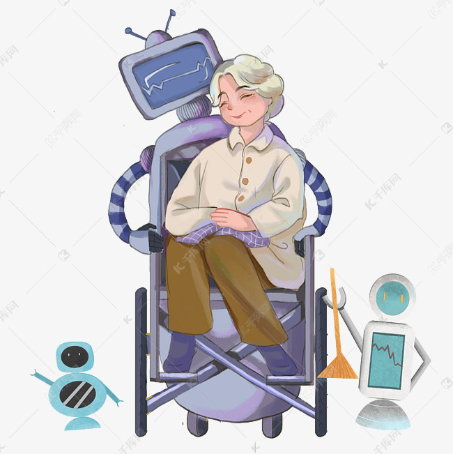 ai管家机器人照顾老人陪伴打扫