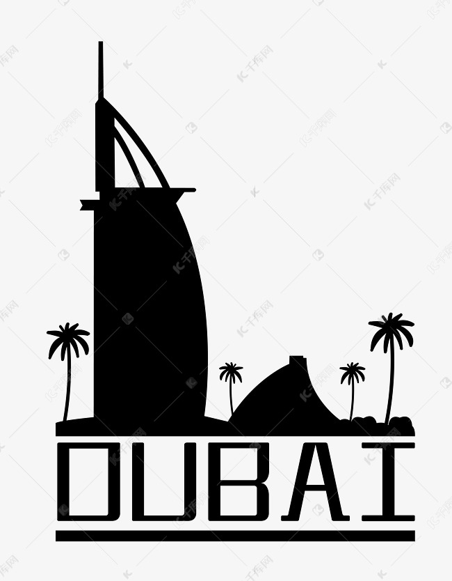 迪拜帆船酒店剪影