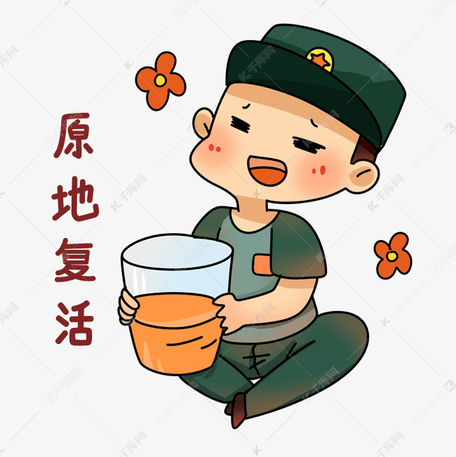 军人复活表情包