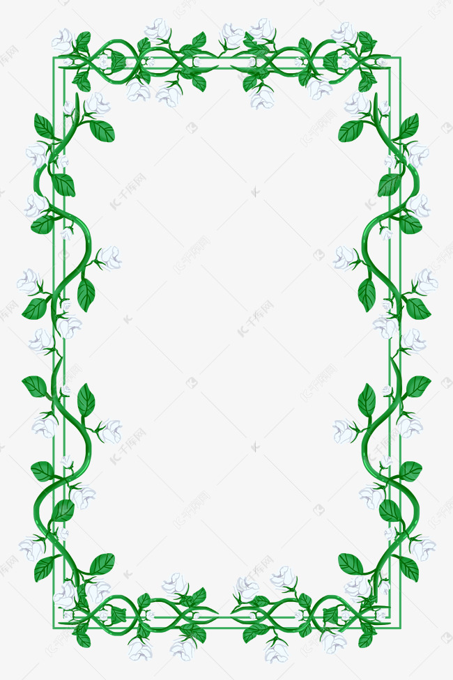 花草边框