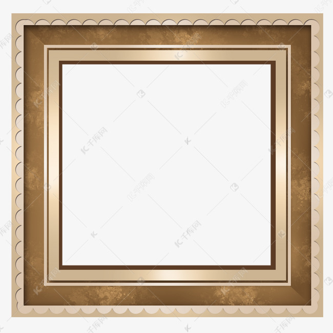 正方形相框边框