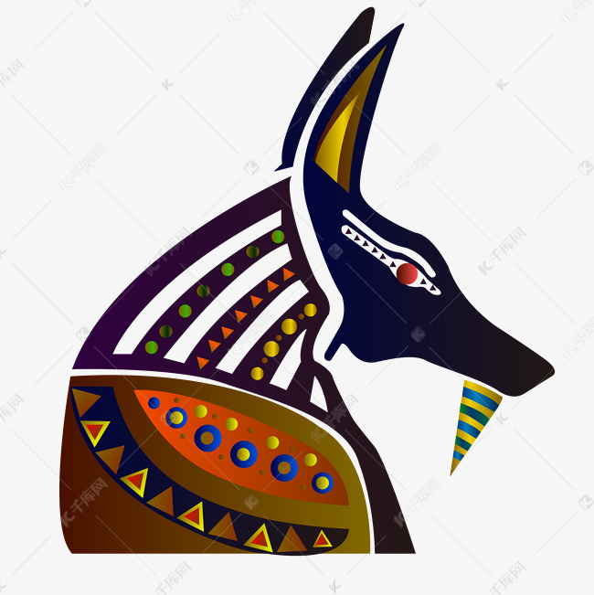 埃及狗头人头像