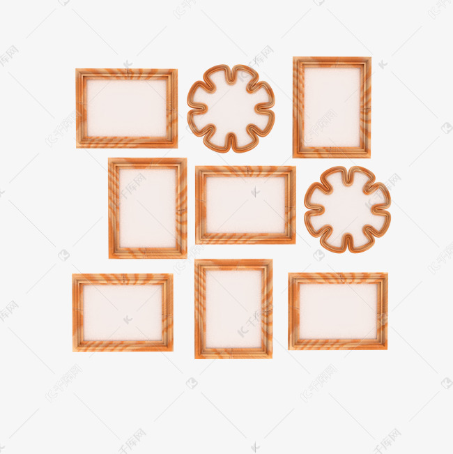 创意形状照片墙相框