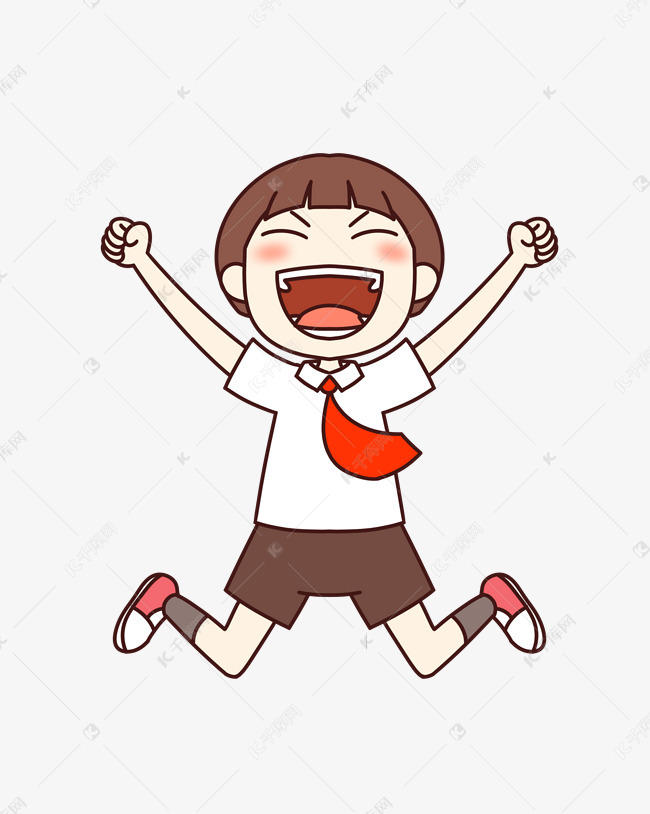 跳起庆祝胜利素材图片免费下载-千库网
