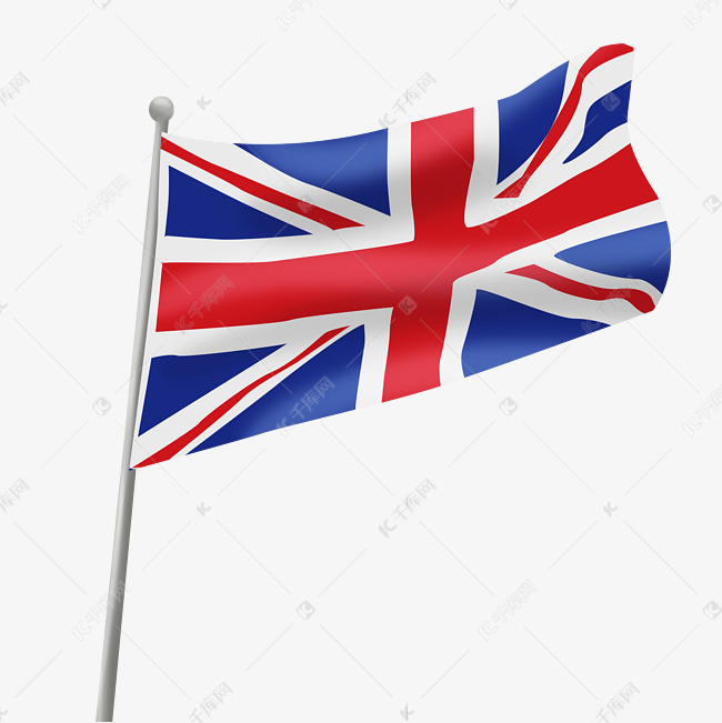 飞舞的英国国旗