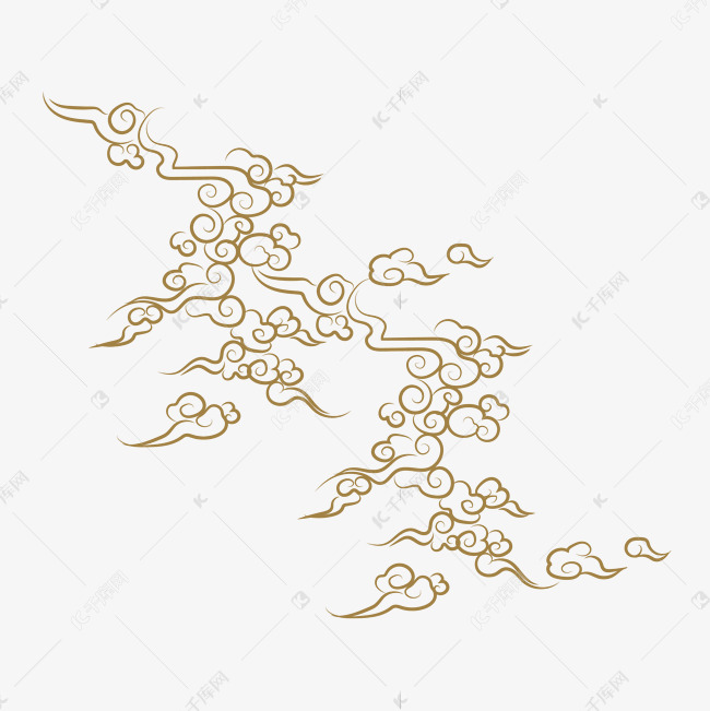 日本浮世绘古典云纹