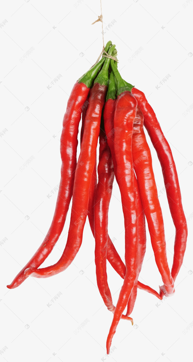 一捆红辣椒素材图片免费下载-千库网
