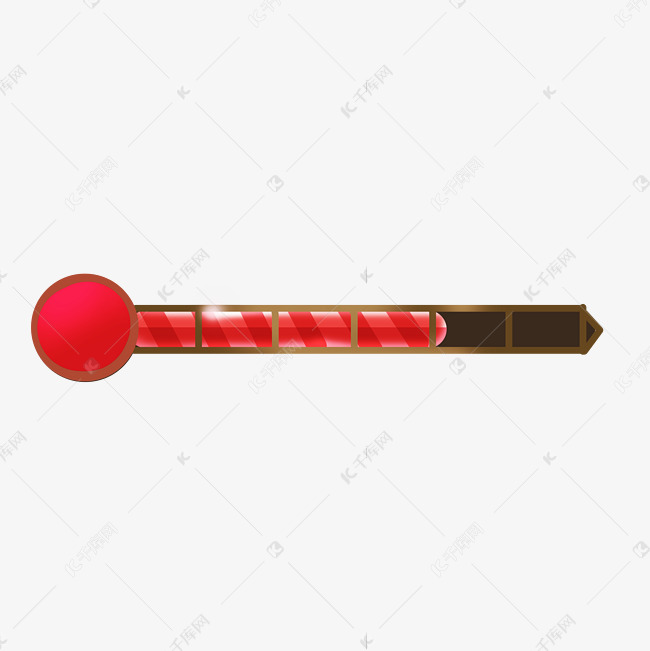 红色游戏血条素材图片免费下载-千库网