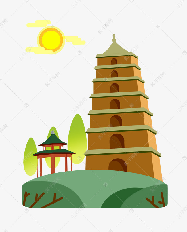 旅游建筑大雁塔